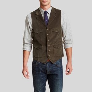 Flynt Winfield Corduroy Six Button Notch Lapel Vest